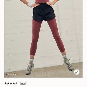 Free people "the way home shorts" all 3 for $60: black, rust, and navy. $20 each